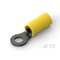Te Connectivity Ring Terminal, #10 Stud Size, 10 AWG, 300 V, Nylon Insulated, Yellow 8-35109-1 - alternate 1